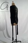 marc le bihan 4 seam Raz collar sweater 1749 black black
